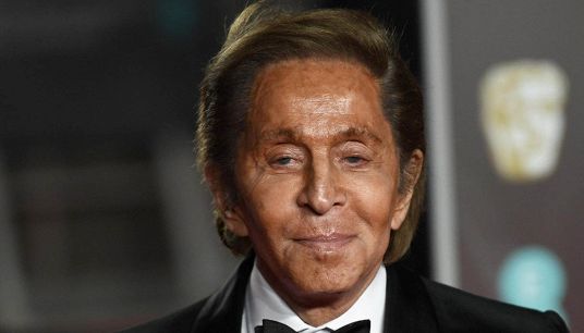 Lo stilista Valentino Garavani