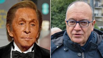 Valentino Garavani e Giuseppe Valditara