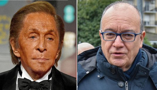 Valentino Garavani e Giuseppe Valditara