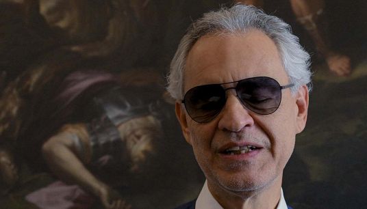 Il cantante Andrea Bocelli