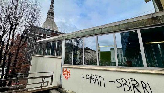 Scritte choc all'Università di Torino