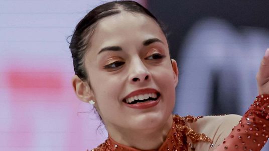 La pattinatrice canadese Madeline Schizas