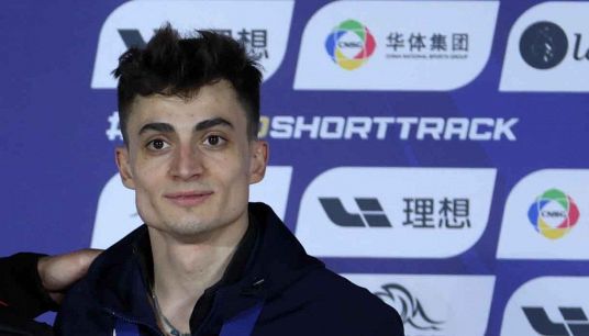 L'atleta azzurro Pietro Sighel