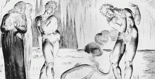 Canto XXV Inferno di Dante: analisi e figure retoriche