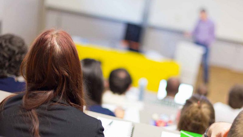 Matricole universitarie in aula