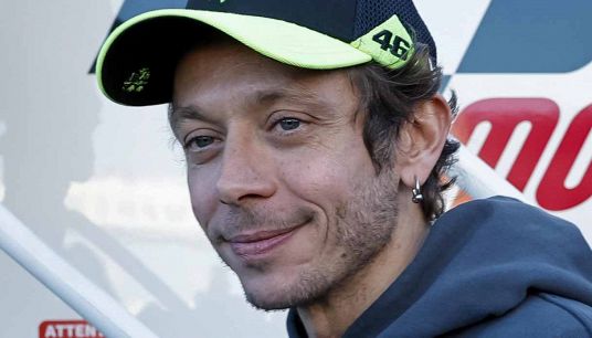 Il campione di moto Valentino Rossi