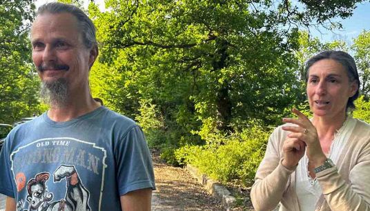 Famiglia nel bosco, i genitori