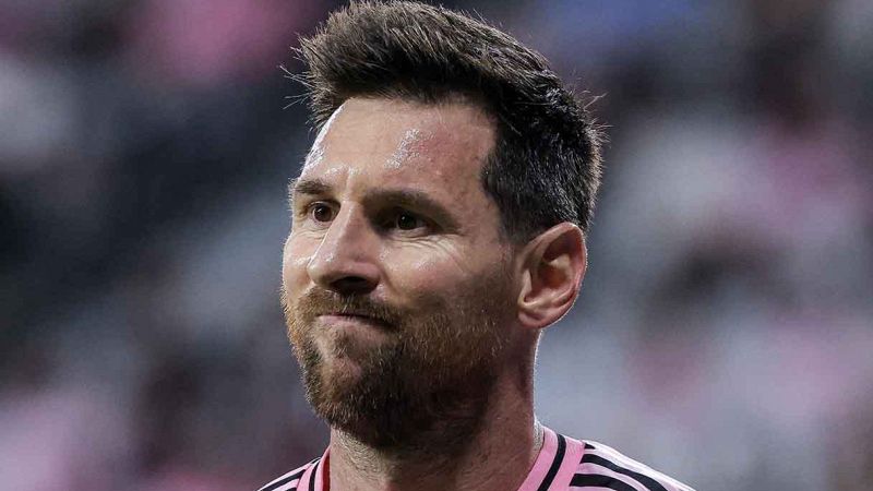 Il calciatore Leo Messi