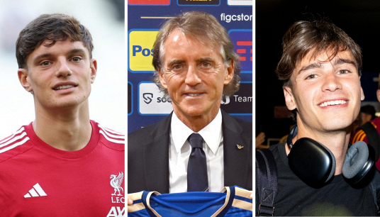 Giovanni Leoni, Roberto Mancini e Niccolò Pisilli