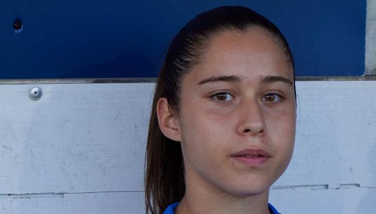 La calciatrice Giulia Dragoni