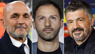 Luciano Spalletti, Domenico Tedesco e Gennaro Gattuso