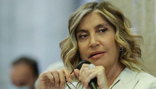 La conduttrice Myrta Merlino