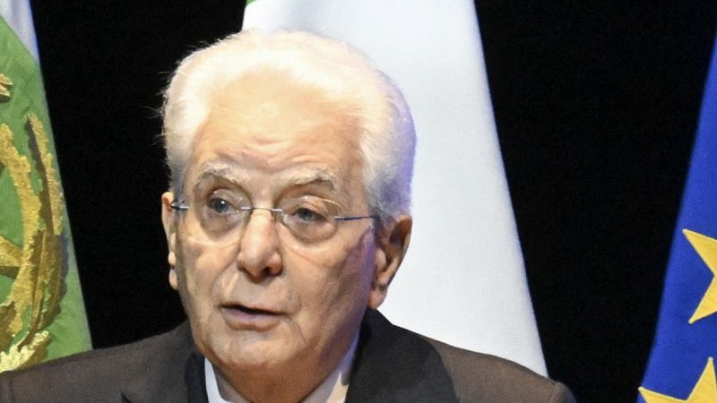 Il presidente Sergio Mattarella
