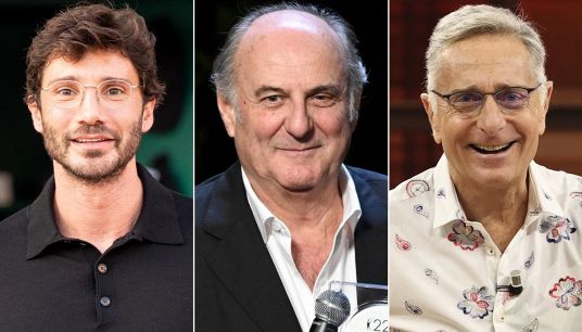Stefano De Martino Gerry Scotti e Paolo Bonolis