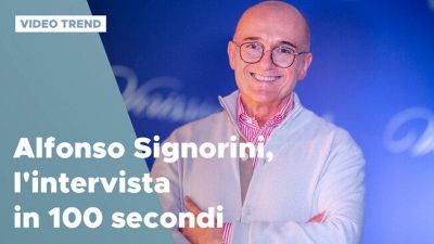 Alfonso Signorini, l'intervista in 100 secondi