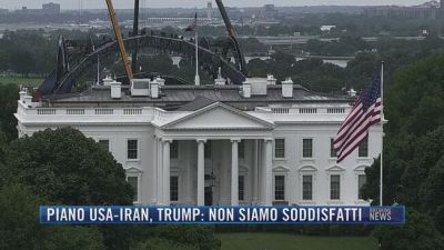 Breaking News delle 21.30 | Piano Usa-Iran, Trump: non siamo soddisfatti