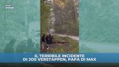Il terribile incidente di Jos Verstappen