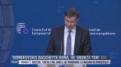 Breaking News delle 09.00 | Dombrovskis bacchetta Roma, Ue smorza toni