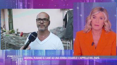 Acerra, rubano il cane ad una bimba disabile: l'appello del papà