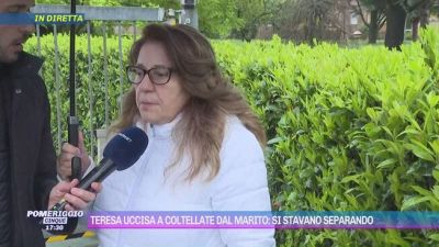 Teresa uccisa dal marito, la vicina: "L'ho vista a terra"