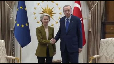 Siria, Von der Leyen in Turchia: incontro con Erdogan