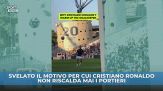 Cristiano Ronaldo non riscalda mai i portieri