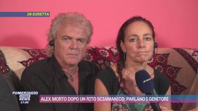 Alex morto dopo un rito sciamanico: parlano i genitori