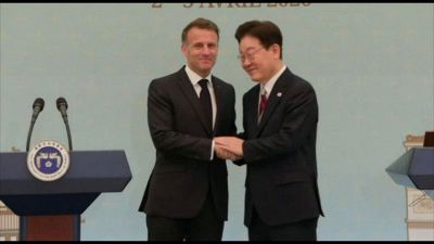 Macron in Sudcorea da Lee: cooperazione su energia (nucleare) e Hormuz