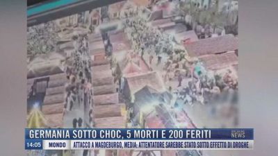 Breaking News delle 14.00 | Germania sotto choc, 5 morti e 200 feriti