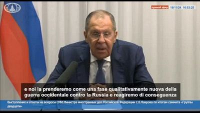 Lavrov: missili a lungo raggio da Ucraina? Nuova fase, reagiremo