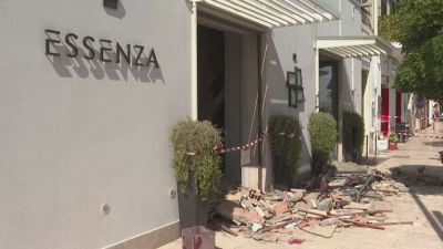 Crolla il tetto di un ristorante "stellato" a Terracina