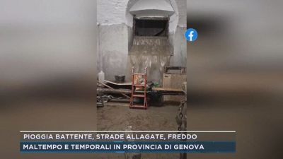 Maltempo e temporali in provincia di Genova