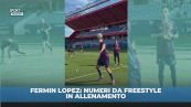 Fermin Lopez in versione freestyle
