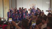I campioni del Psg ricevuti all'Eliseo