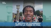 Cuadrado, il primo "forza Pisa" sotto la Torre: "Ho voglia e fede, sono pronto"