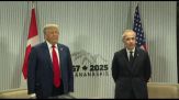 L'incontro bilaterale tra Trump e il premier canadese Carney al G7
