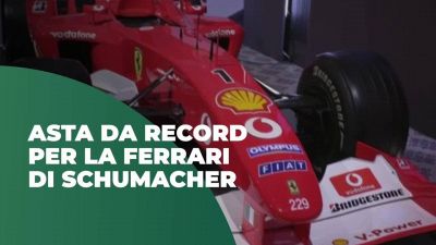 La Ferrari di Schumacher del 2003 all'asta per 13 mln di dollari