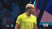 Tennis: vince Alcaraz stasera in campo Sinner