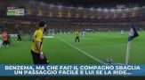 Benzema, che fai? Ride della sua squadra