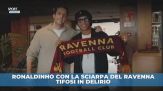 Ronaldinho tifa Ravenna? La foto con la sciarpa fa impazzire i social. Svelato il motivo