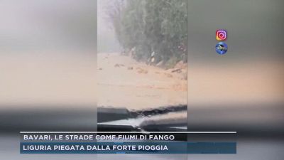 Bavari, le strade come fiumi di fango