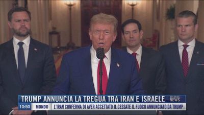 Breaking News delle 11.00 | Trump annuncia la tregua tra Iran e Israele