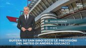 Bufera su San Siro: ecco le previsioni del meteo di Andrea Giuliacci