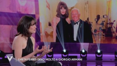 Greta Ferro e l'incontro con Giorgio Armani
