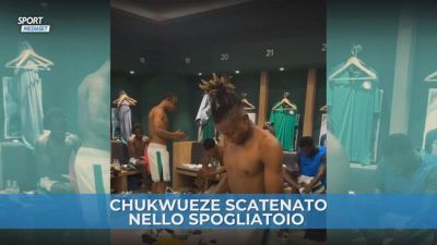 La Nigeria vince e nello spogliatoio parte la "Chukwueze dance"