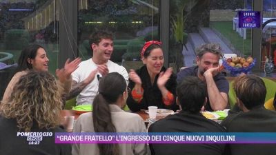 "Grande Fratello" l'ingresso dei cinque nuovi inquilini