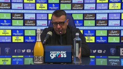D'Aversa: "C'è molto rammarico, un punto l'avremmo meritato"