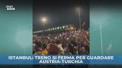 Istanbul: treno si ferma per guardare Austria-Turchia