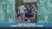 Thuram vede Inter e gli occhi si illuminano: la reazione con il tifoso
