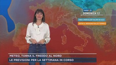 Meteo, torna il freddo al nord